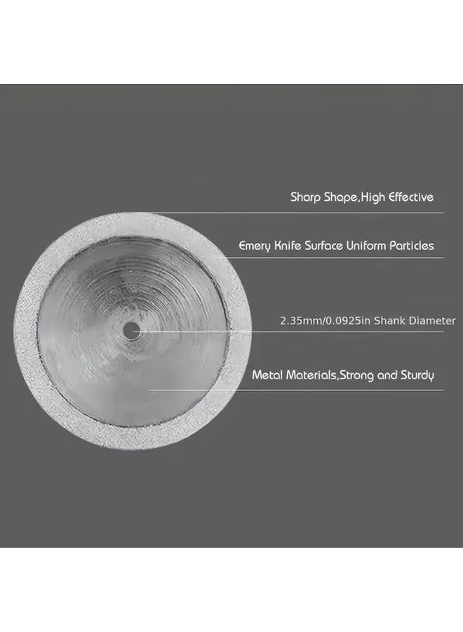 CM11 3pcs 1 Shank 0 20mm Thin Diamond Grinding Discs Double Sided Polishing Wheels - Image 5