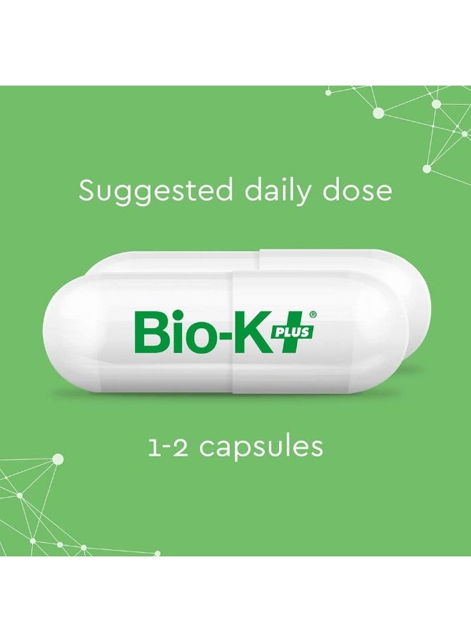 Bio-K Plus Bio-K + Daily Care Plus Probiotic Supplement Capsules For Adult Men And Women, 50 Billion Active Bacteria, Promotes Immune System Health - Vegan & Gluten-Free Delayed Release, 60 Capsules/Box - Image 3