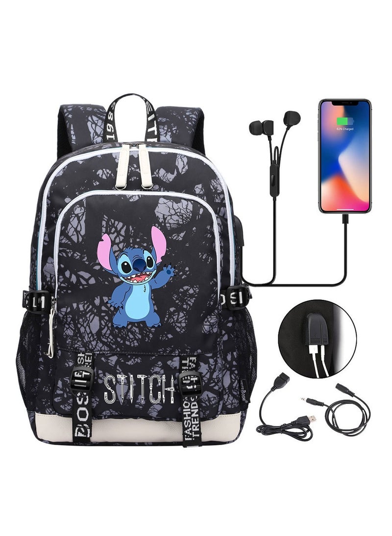 Printed Youth Large Capacity Men's and Women's Shoulders