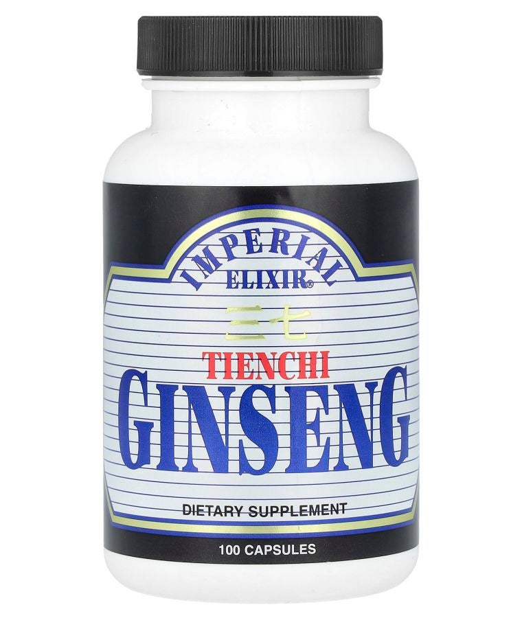 Tienchi Ginseng 100 Capsules (500 mg per Capsule)