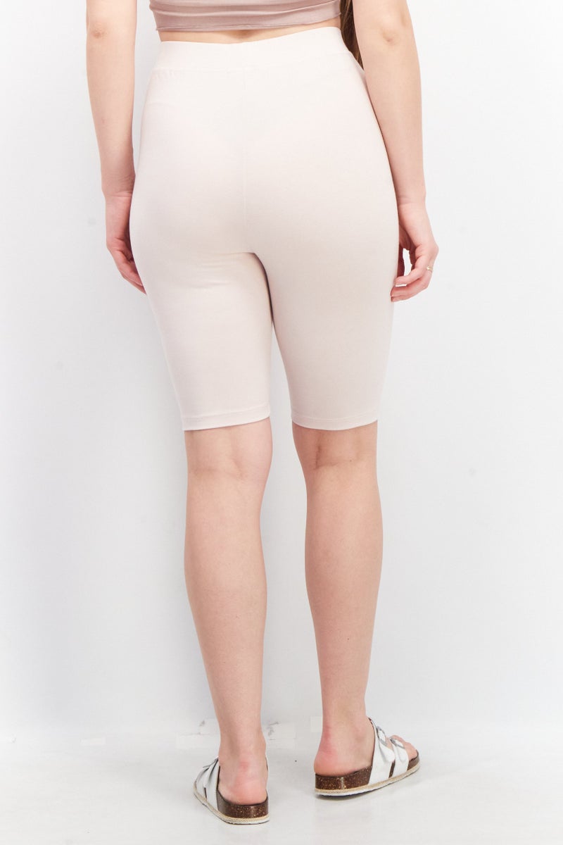 VANS شورتات نسائية بشعار العلامة التجارية، وردي - Image 4