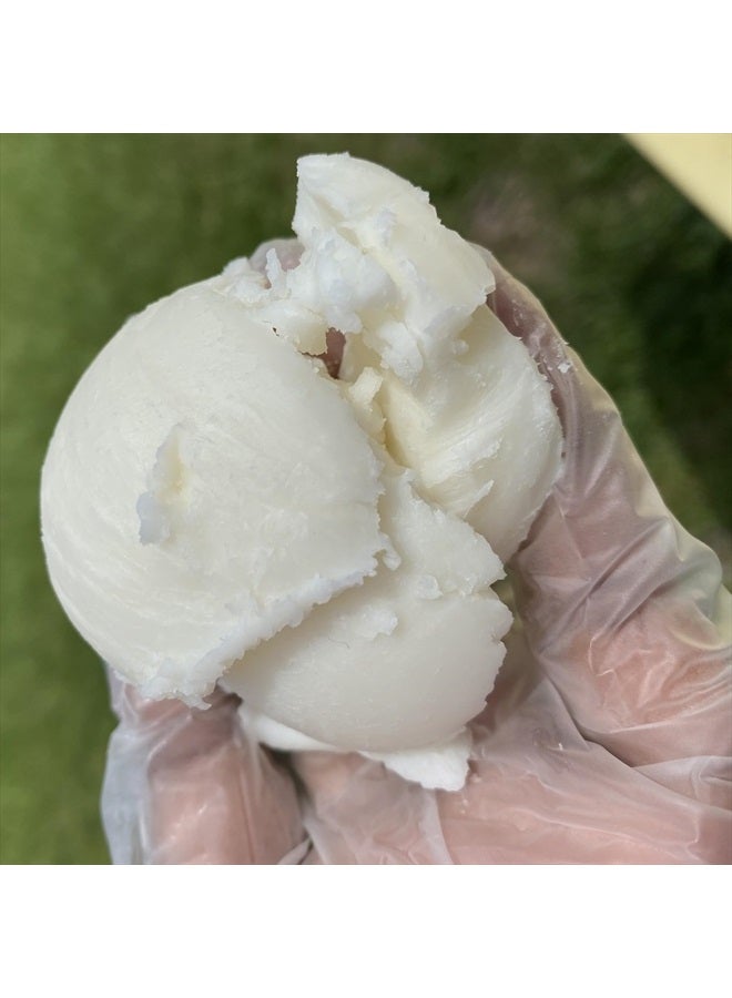 3CayG 5 رطل دلو زبدة الشيا البيضاء المكررة خالية من الرائحة لزبدة الجسم والشعر للاستخدام في صناعة الصابون وزبدة الجسم المخفوقة - Image 2