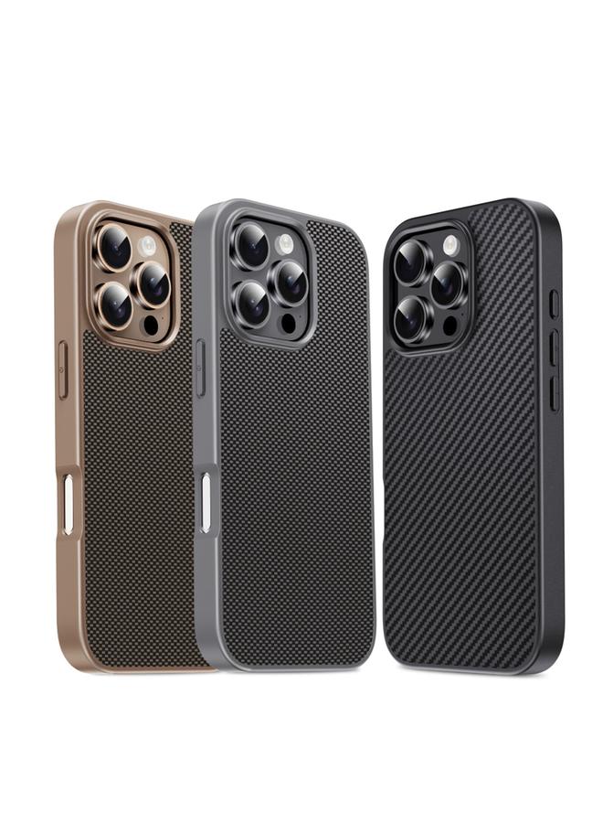 S-TOP Case For iPhone 16 Pro Max Pita Series TPU + PC Texture Phone Case - Image 2