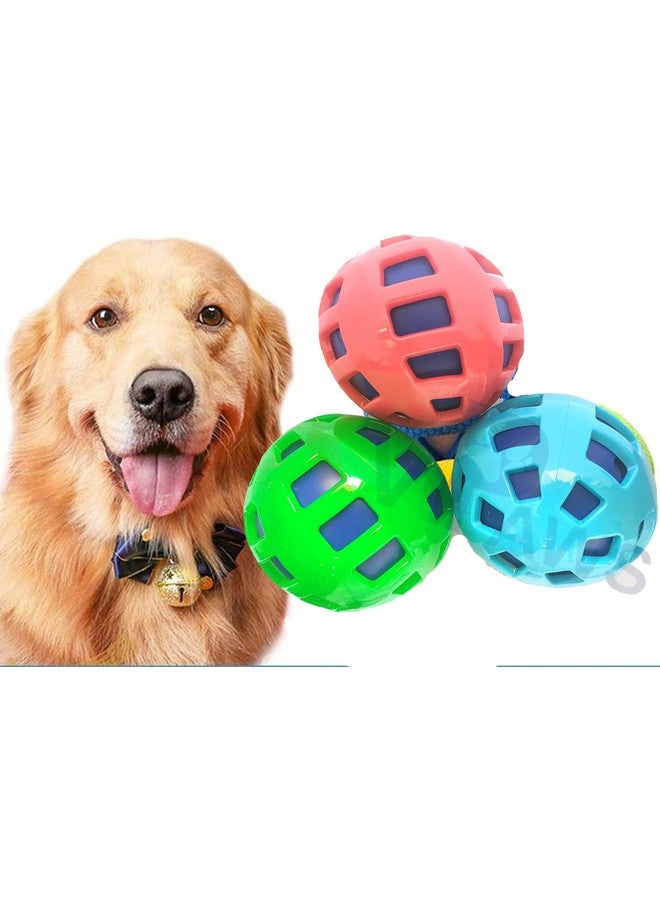 Latex Squeaky Rubber Football Toy For Puppy, Dog And Cat - Color May Vary (Large) With Squeaky Sound. - Image 2