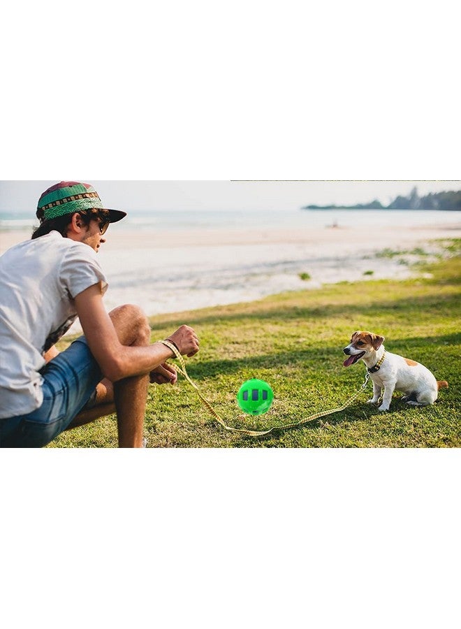 Latex Squeaky Rubber Football Toy For Puppy, Dog And Cat - Color May Vary (Large) With Squeaky Sound. - Image 3