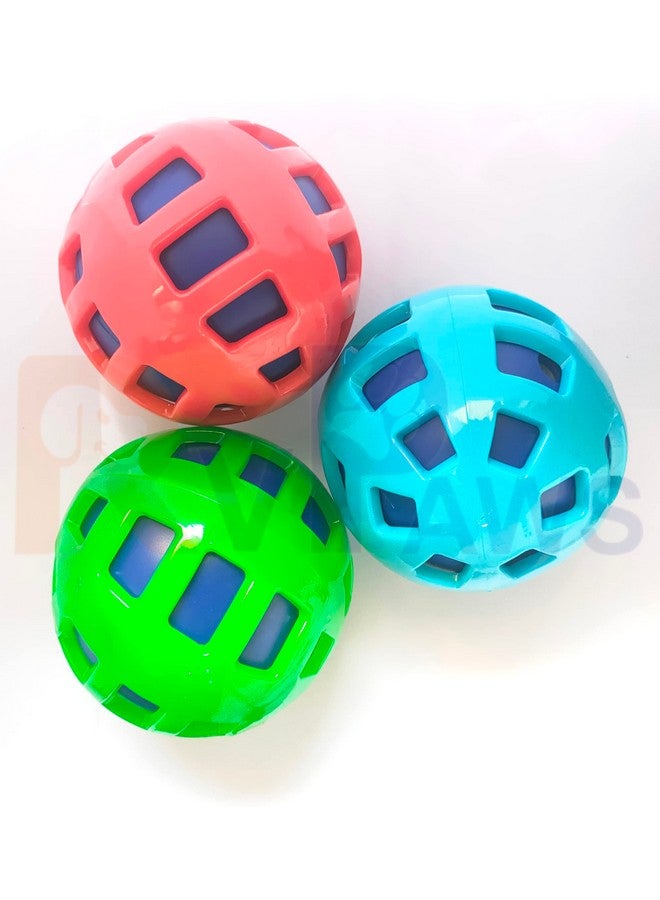 Latex Squeaky Rubber Football Toy For Puppy, Dog And Cat - Color May Vary (Large) With Squeaky Sound. - Image 4