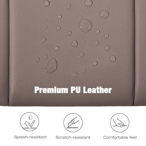 MoKo 13.3-14 Inch PU Leather Laptop Sleeve Fit with New Mac Neo 13", Mac Air 13'' M5 2026, Mac Pro 14'' M5, Mac Pro 13" M2/M1, Built-in Elastic Band, Laptop Carrying Case, Coffee - Image 4