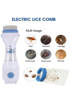 Generic Electric Hair Lice Comb ,Electric Lice remover,Vacuum Effective Head for and Pets Get Rid of with this Vacuums Machine ,With 2 packs of filters (UK)  - Image 3