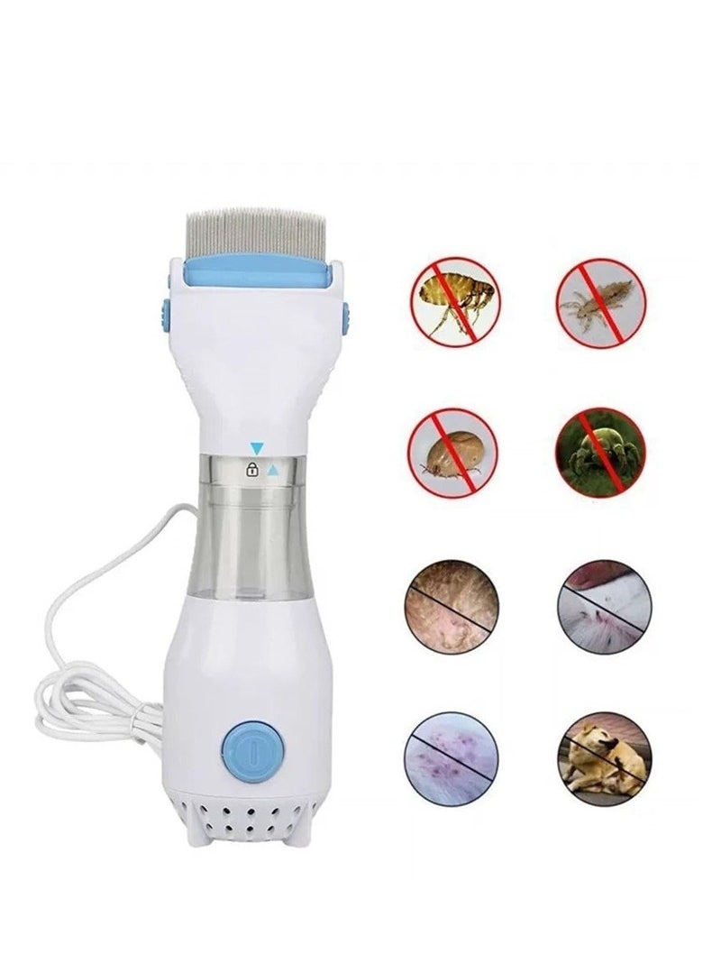 Generic - Electric Hair Lice Comb ,Electric Lice remover,Vacuum Effective Head for and Pets Get Rid of with this Vacuums Machine ,With 2 packs of filters (UK) - Image 1