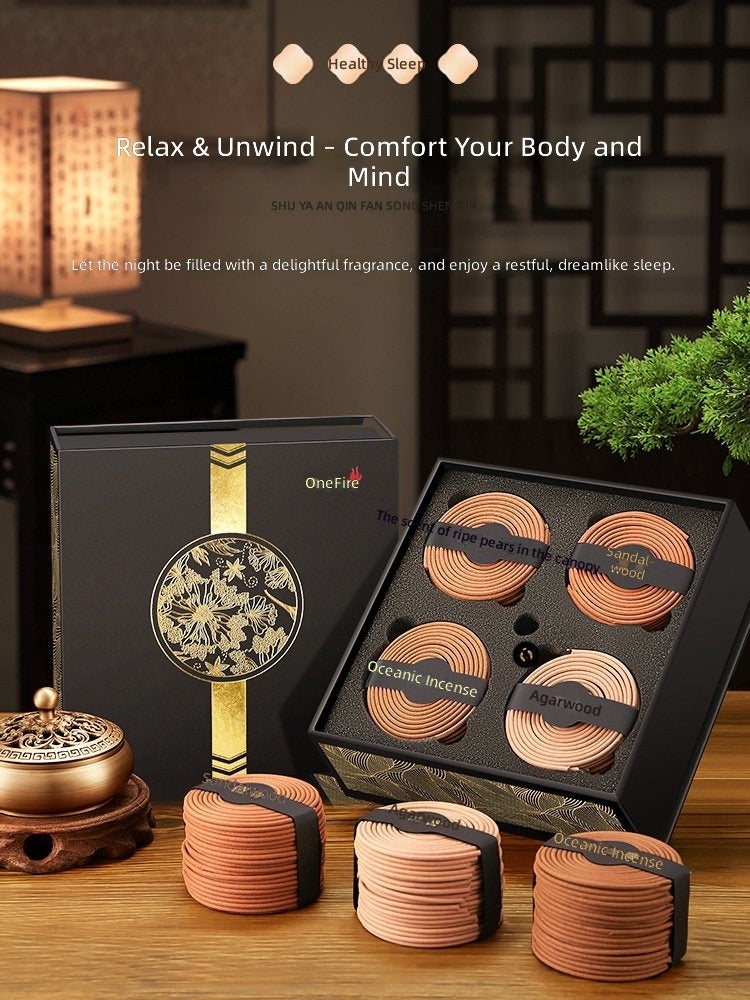 بخور علاج النوم - عطر طبيعي من خشب الصندل والعود لبيئة نوم هادئة - Image 2