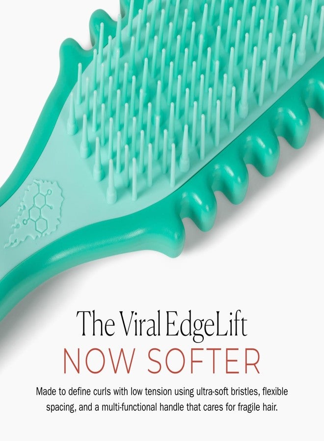 Bounce Curl Slick-Flex Define EdgeLift Brush, Teal - Image 3