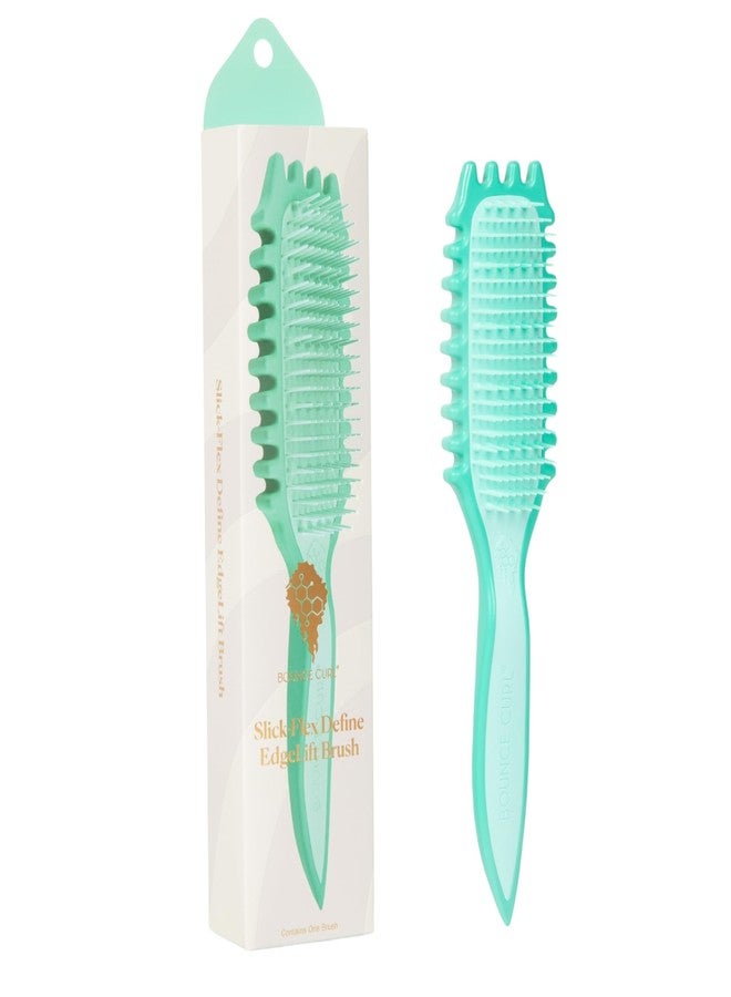Bounce Curl Slick-Flex Define EdgeLift Brush, Teal - Image 1