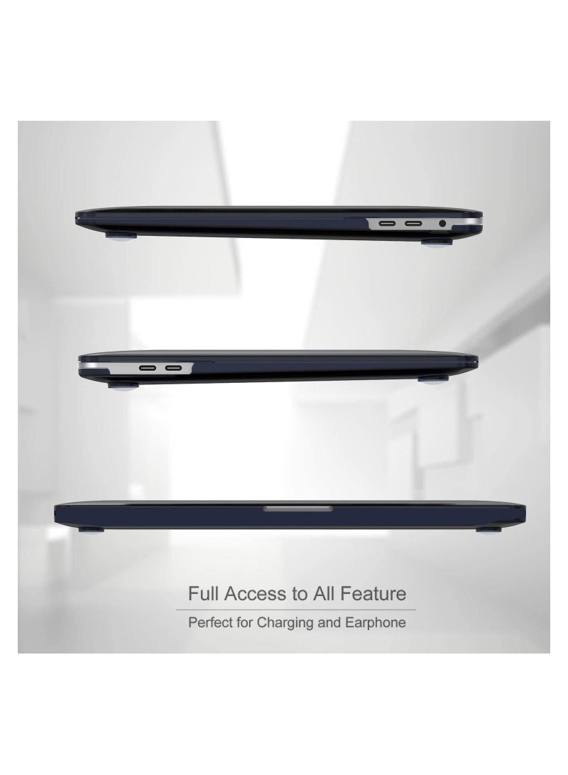 Procases MacBook Pro 13 Case 2022 2020 Release M1 Chip A2338 A2289 A2251, Hard Case Shell Cover and Keyboard Skin Cover for New MacBook Pro 13 Inch -Darkblue - Image 5