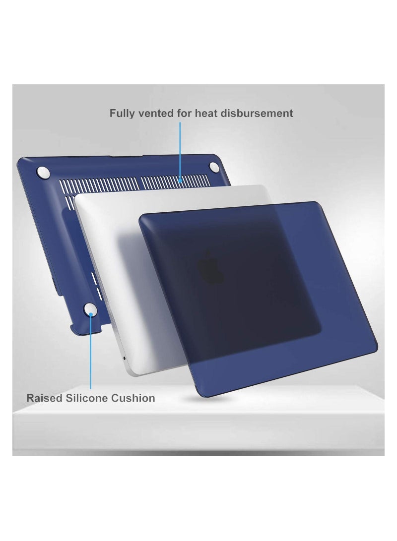 Procases MacBook Pro 13 Case 2022 2020 Release M1 Chip A2338 A2289 A2251, Hard Case Shell Cover and Keyboard Skin Cover for New MacBook Pro 13 Inch -Darkblue - Image 4