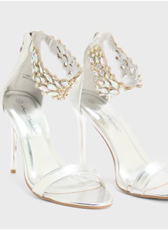 ELLA Occasion Sandal With Ankle Strap Detail  - Image 4