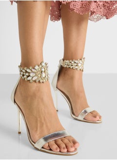 ELLA Occasion Sandal With Ankle Strap Detail  - Image 5