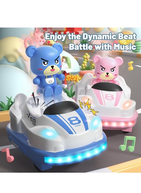 New Simulation Collision Spray Two Bumper Cars Parent-Child Interaction Fun Children's Toy Remote Control Car English Version