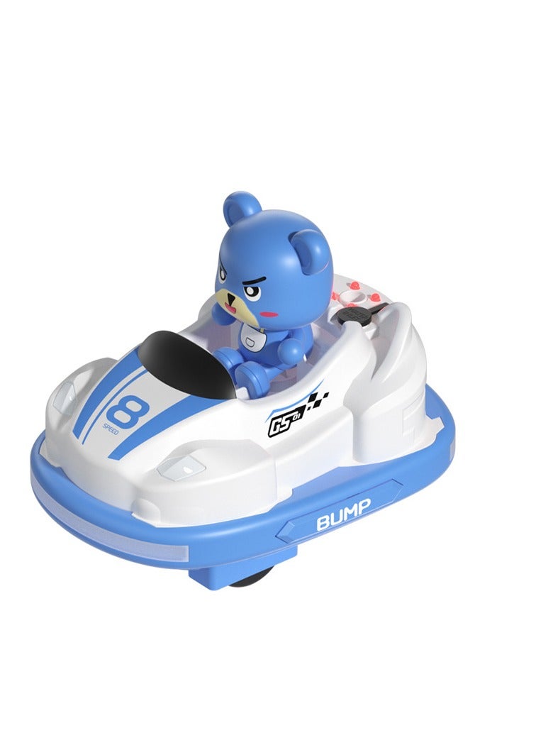 New Simulation Collision Spray Two Bumper Cars Parent-Child Interaction Fun Children's Toy Remote Control Car English Version