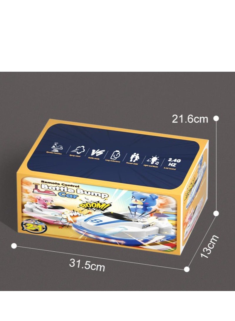 New Simulation Collision Spray Two Bumper Cars Parent-Child Interaction Fun Children's Toy Remote Control Car English Version