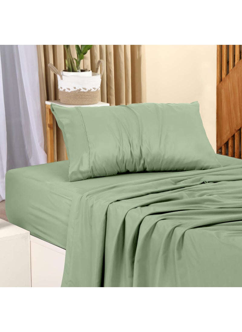Utopia Bedding Utopia Bedding Twin Bed Sheets Set - 3 Piece Bedding - Brushed Microfiber - Shrinkage and Fade Resistant - Easy Care (Twin  Sage)  - Image 3