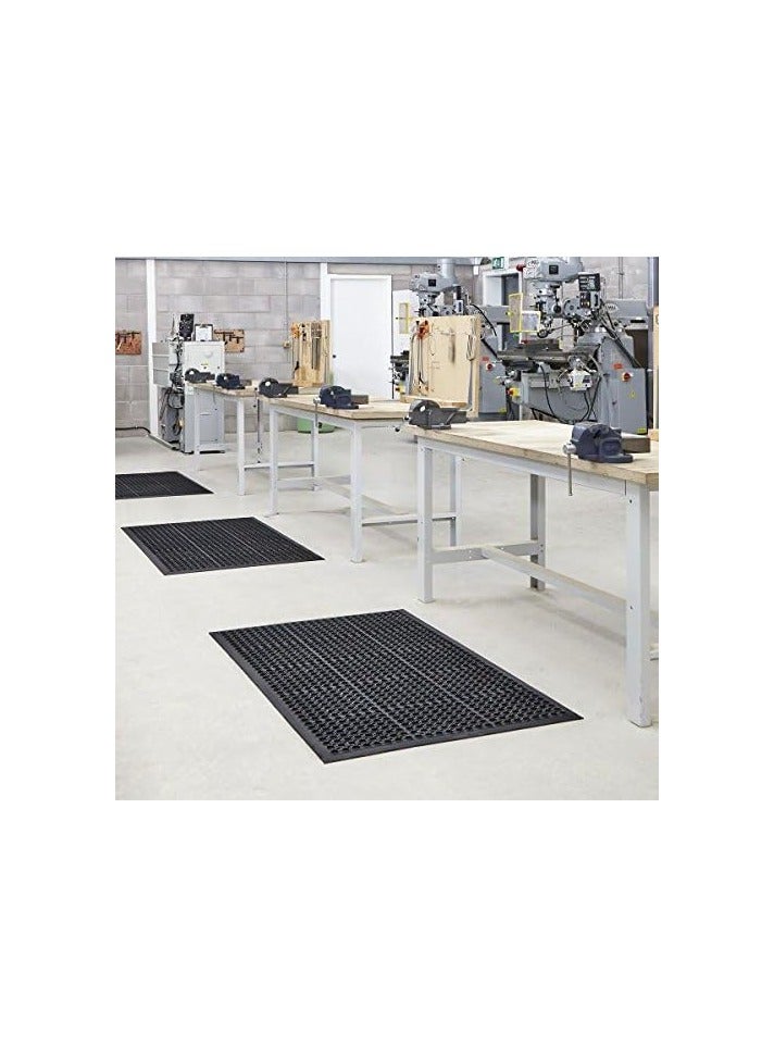 terrain Large Outdoor Rubber Entrance Mats Anti Fatigue None Slip Drainage Door Mat Flooring Size 0.9 Metre x 1.5 Metre  - Image 3