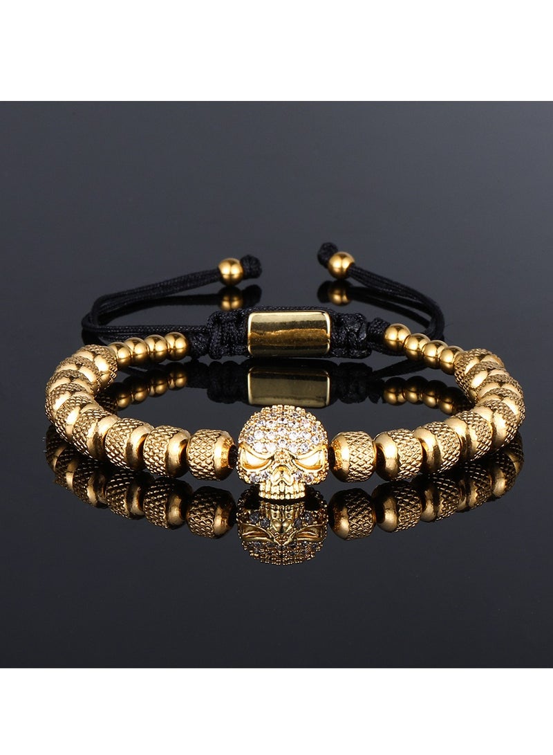 Kenzs 18K gold lucky god's right hand bracelet