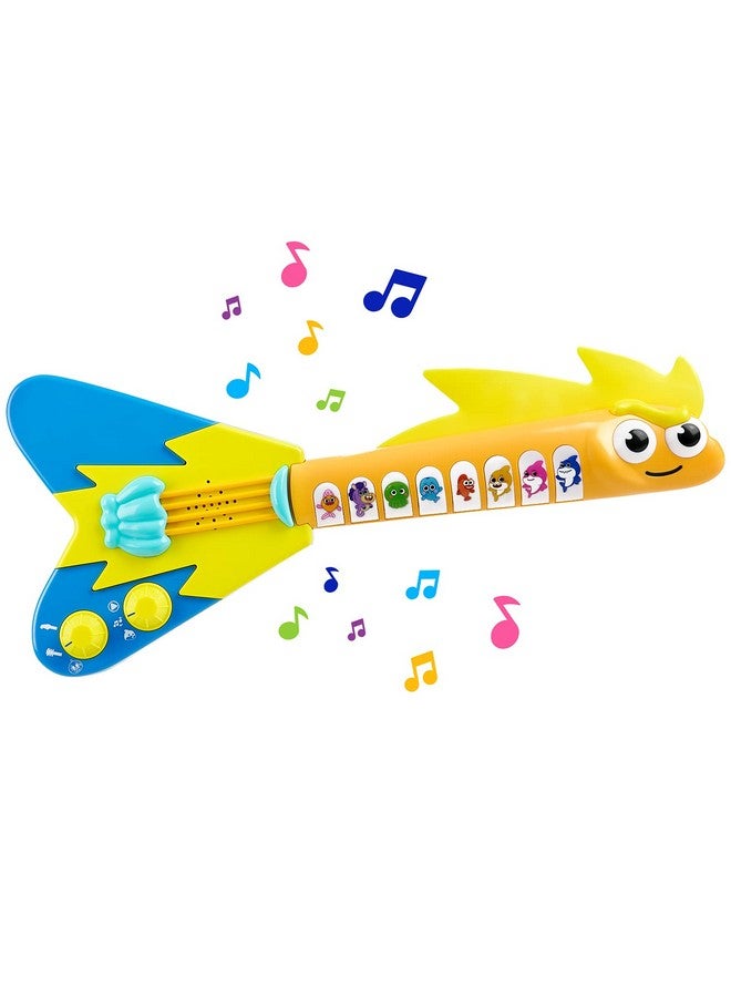 واو وي عرض Baby Shark الكبير! جيتار كهربائي على شكل ثعبان البحر - ألعاب موسيقية تفاعلية للأطفال الصغار - جيتار لعبة مزود بأضواء وأصوات - Image 1