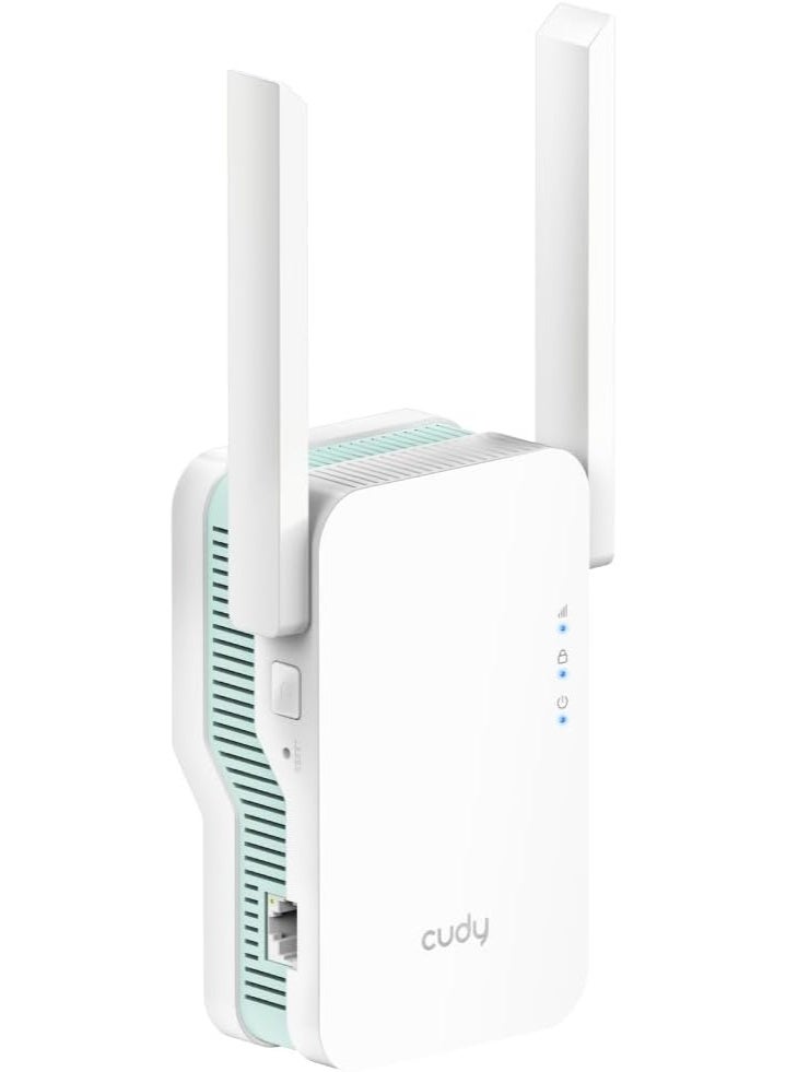 cudy RE1500 AX1500 WiFi 6 Range Extender | Dual Band 2.4G/5G Wireless Booster with Mesh Support, WPS, Ethernet Port – Up to 150m Coverage - Image 1