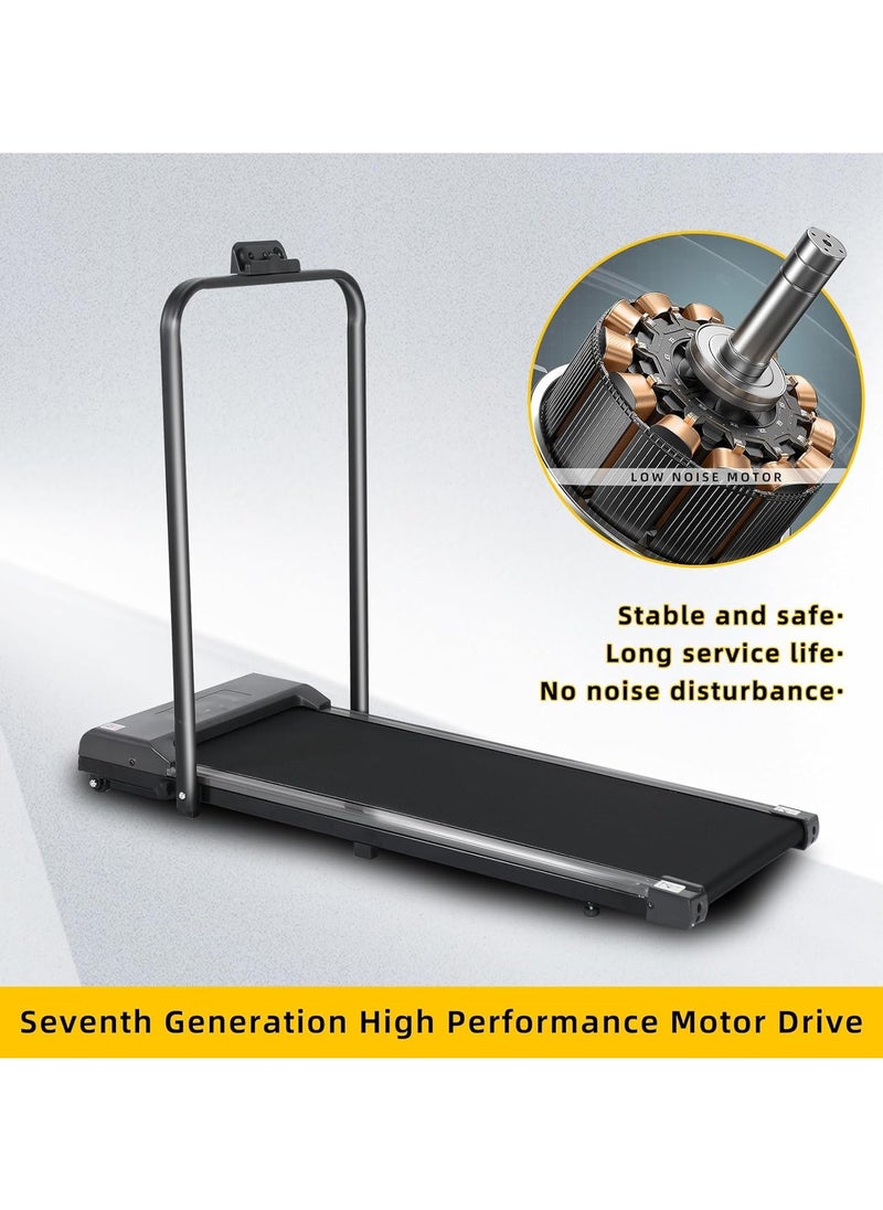 RUIYADA Under Desk Treadmill 2 in 1 Walking Machine, Portable, Folding, Electric, Motorized, Walking and Jogging Machine with Remote Control for Home and Office Workout  - Image 2