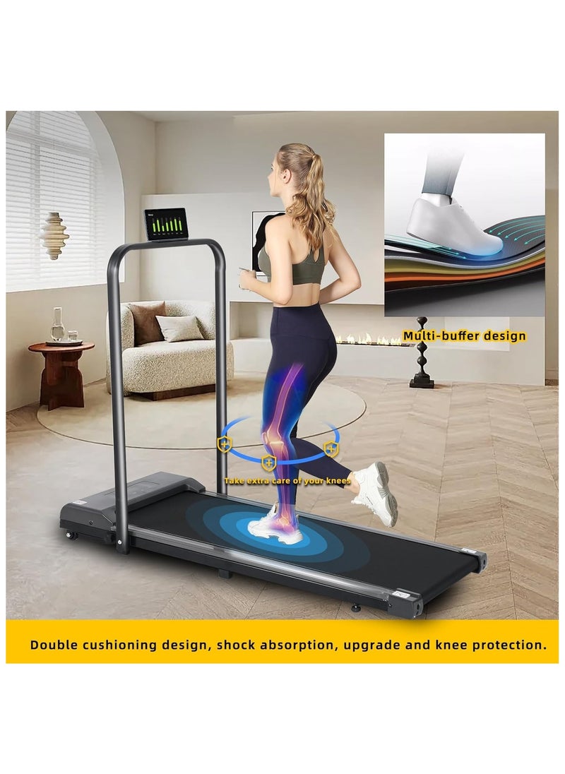 RUIYADA Under Desk Treadmill 2 in 1 Walking Machine, Portable, Folding, Electric, Motorized, Walking and Jogging Machine with Remote Control for Home and Office Workout  - Image 3