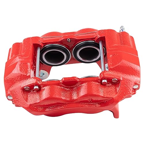 TRQ Front Left Brake Caliper Performance Red Drivers Side Compatible with 2001-2003 Toyota Sequoia 2000-2003 Tundra - Image 3