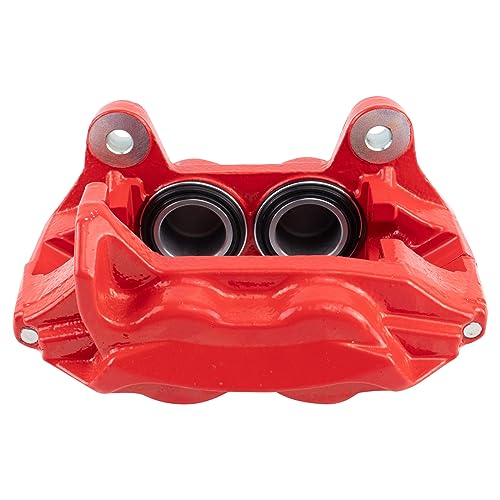 TRQ Front Left Brake Caliper Performance Red Drivers Side Compatible with 2001-2003 Toyota Sequoia 2000-2003 Tundra - Image 5