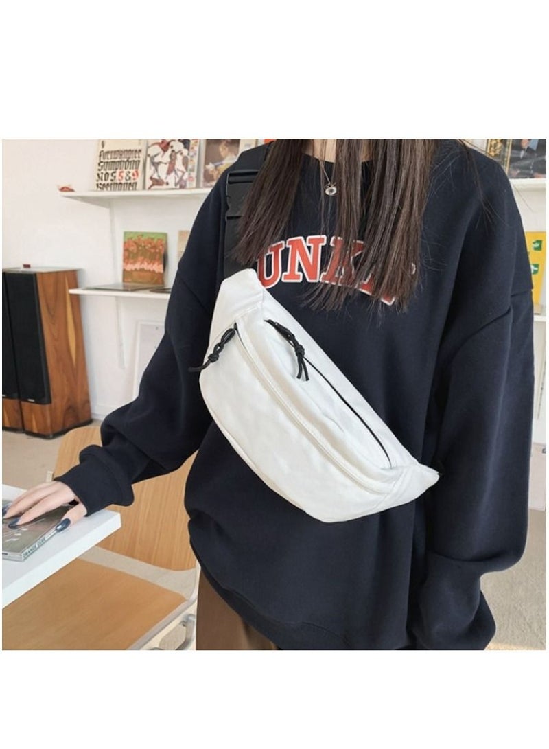 M MIAOYAN M MIAOYAN Mobile Phone Waist Bag Men's Chest Bag Japanese Simple Lightweight One Shoulder Small Backpack Female Casual Sports Messenger Bag Male - Image 1