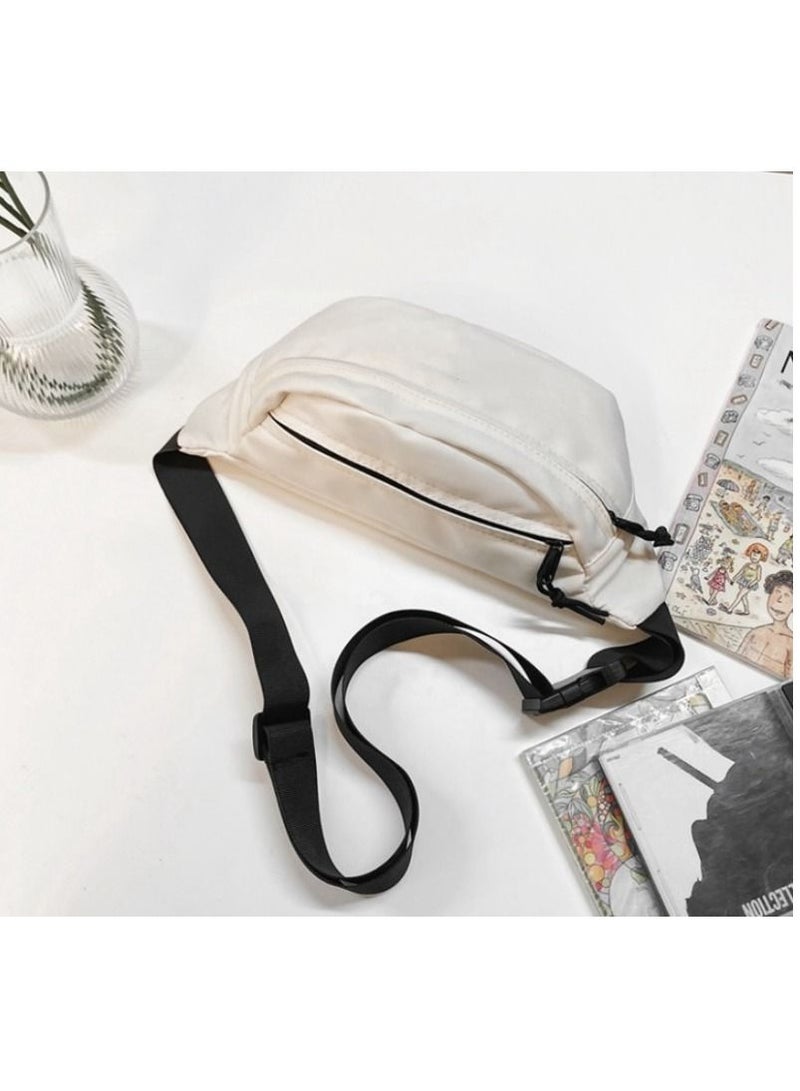 M MIAOYAN M MIAOYAN Mobile Phone Waist Bag Men's Chest Bag Japanese Simple Lightweight One Shoulder Small Backpack Female Casual Sports Messenger Bag Male - Image 3