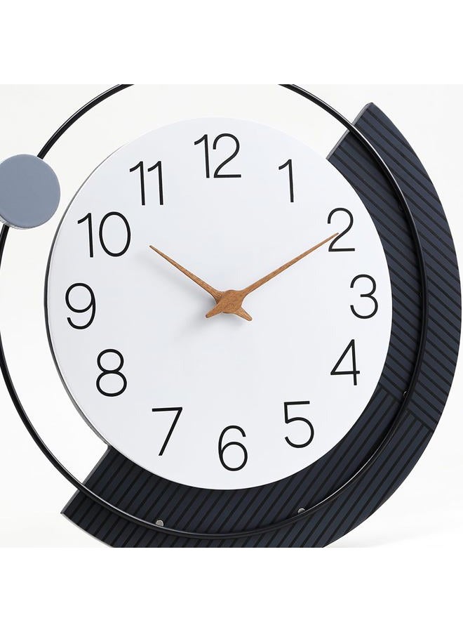 Dankeit Wall Clock,16inch Decorative Wall Clocks,Silent Non-Ticking Quality Quartz Wall Clock Battery Operated,Large Wall Clock for Living Room,Kitchen,Home,Bathroom,Bedroom Wall Decor - Image 2