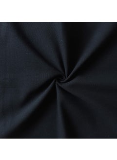 AIRWILL AIRWILL Cotton Plain Black Designed Blackout and Room Darkening 5Ft Window Opaque Curtains Pack of 1 Pc Solid Black  - Image 2