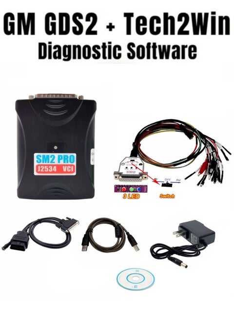 GDS2 Tech2win Software for GM Car Diagnostic & Programming J2534 Passthru VCI Sm2 Pro Scanner & Gearbox Programming Tool Install & Activation Online