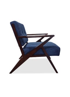 Homez Macarena Armchair 73x87x82 Cm Dark Blue  - Image 2