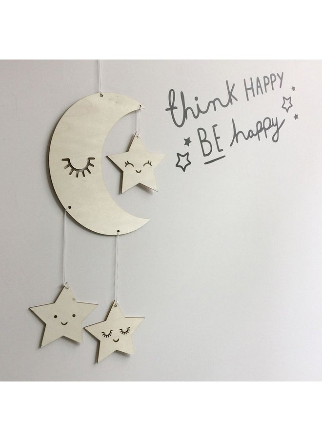 BESTOYARD Nursery Ceiling Mobile Moon Stars Ceiling Hanging Decorations For Baby Shower Baby Nursery Room  - Image 3