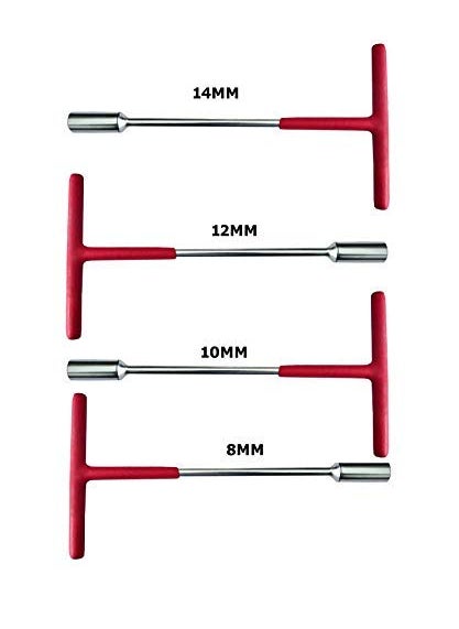 GIZMO Honiton T Spanner 8MM10MM12MM14 MM Long 4Pc Set