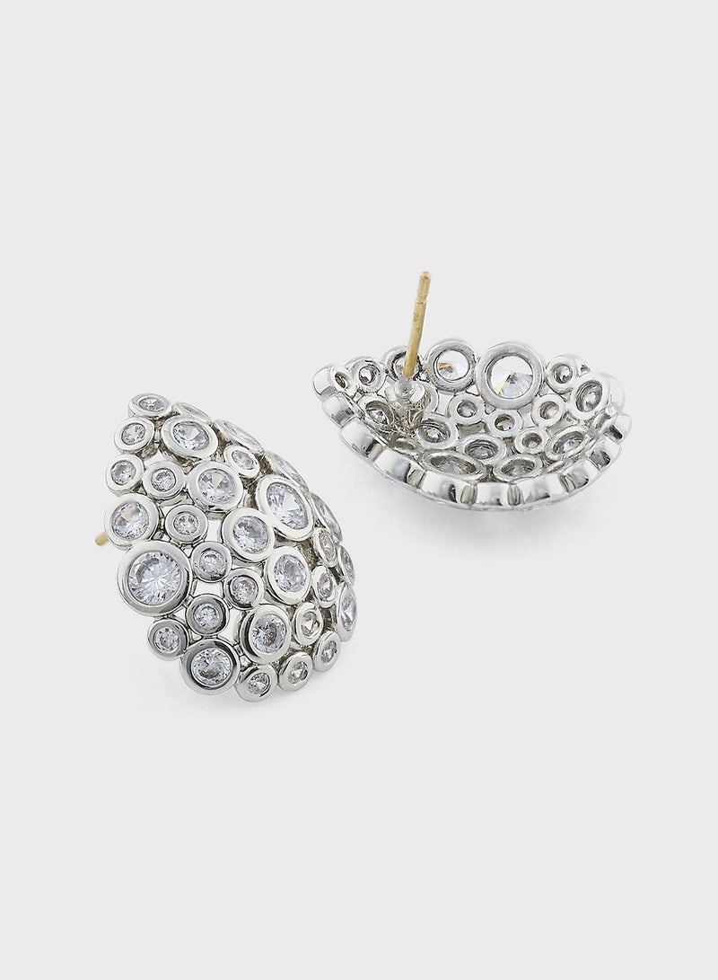Ella Limited Edition Dimante Hoop Earrings  - Image 2