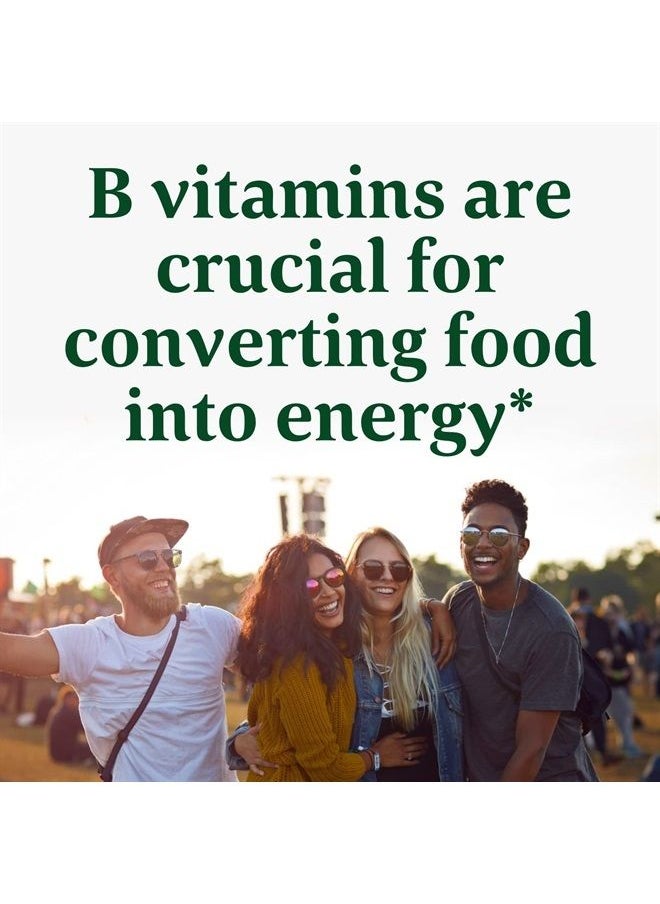 MegaFood - Balanced B Complex - B Complex Vitamin That Helps Support Cellular Energy with Vitamins B1, B2, B3, B5, B6, B7, B9, B12 - Vegan, Kosher, and Non GMO - Made Without 9 Food Allergens - 60 Tabs - Image 1