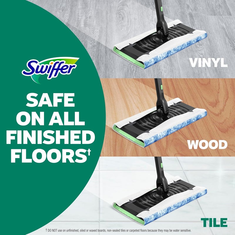 Swiffer مسحات ثقيلة الوزن متعددة الأسطح للتنظيف والمسح، مع حماية من الروائح من فبرزي، 20 قطعة - Image 3