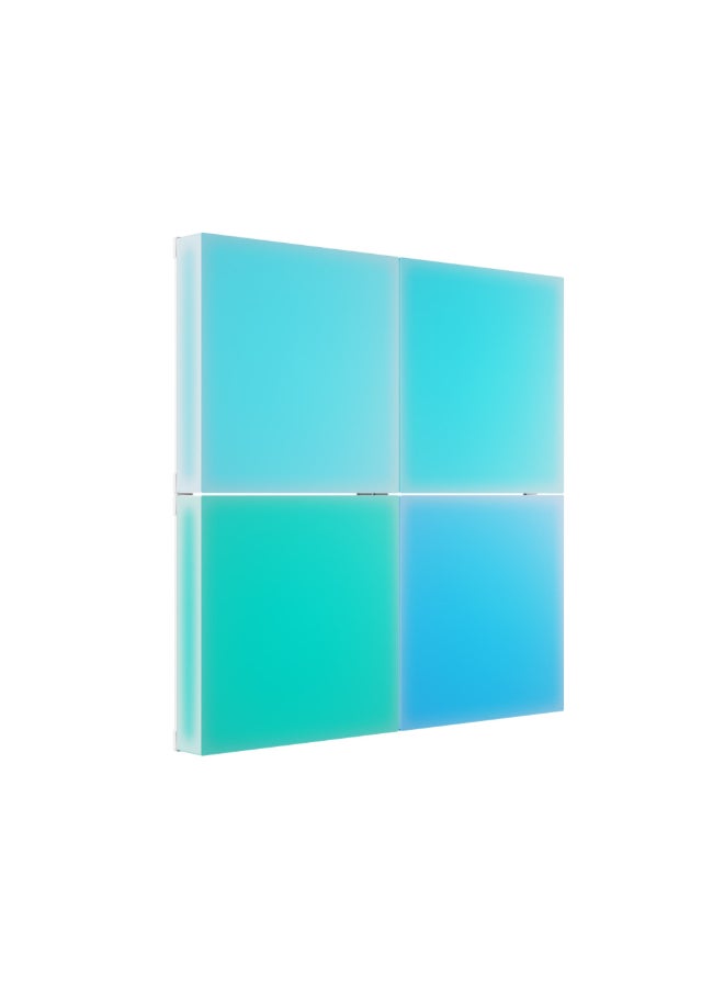 Nanoleaf Blocks Small Squares Add-on Kit | Smart WiFi LED Panel System, 16M+ Colors, Low Energy, for Gamers, Vloggers, Influencers, Entertainment, Gaming Living Room - 4 Pack - Image 1