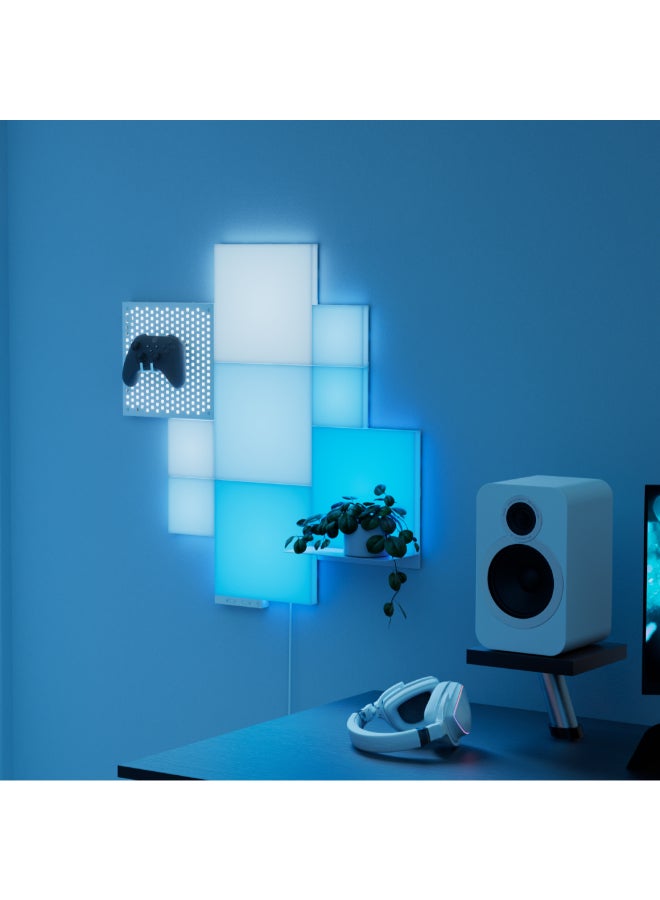 Nanoleaf Blocks Small Squares Add-on Kit | Smart WiFi LED Panel System, 16M+ Colors, Low Energy, for Gamers, Vloggers, Influencers, Entertainment, Gaming Living Room - 4 Pack - Image 5