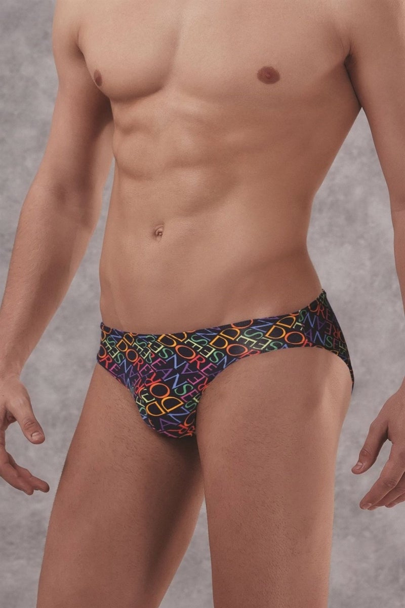 Doreanse Men's Modal Multicolored Printed Briefs Briefs 1405 - Image 1