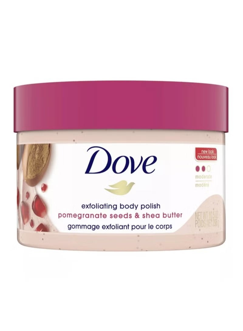 Dove Pomegranate Seed & Shea Butter Body Scrub - 298g