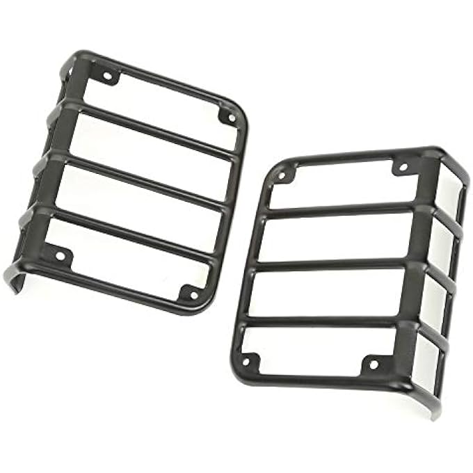Unity 1122611 Euro Guard Kit Tail Light Textured Black 0718 Jeep Wrangler Jk - Image 2