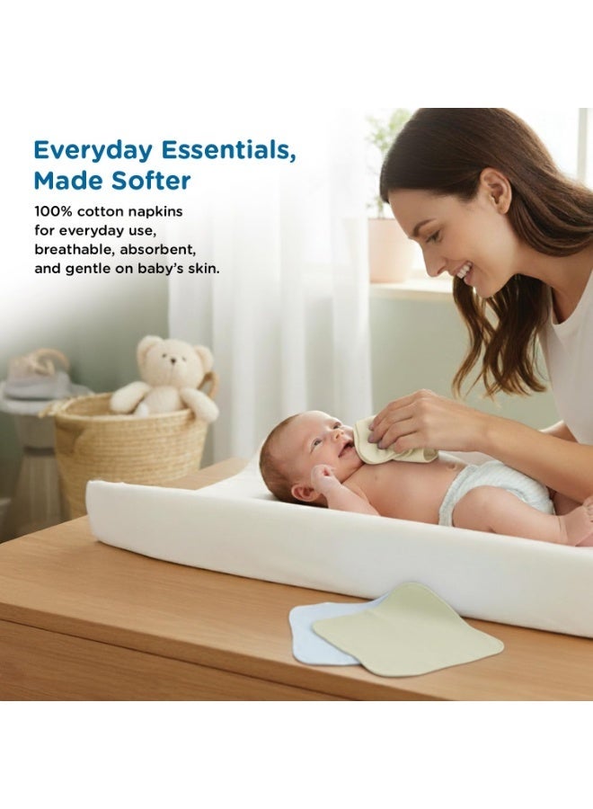 Mee Mee New Born Baby Gift Set | Soft Cotton Clothing Essentials for Infants/Baby Girls, Boys | Baby Shower Clothing Hamper (8 Pieces, Cream)|Perfect Gift for New Born Baby - Image 2