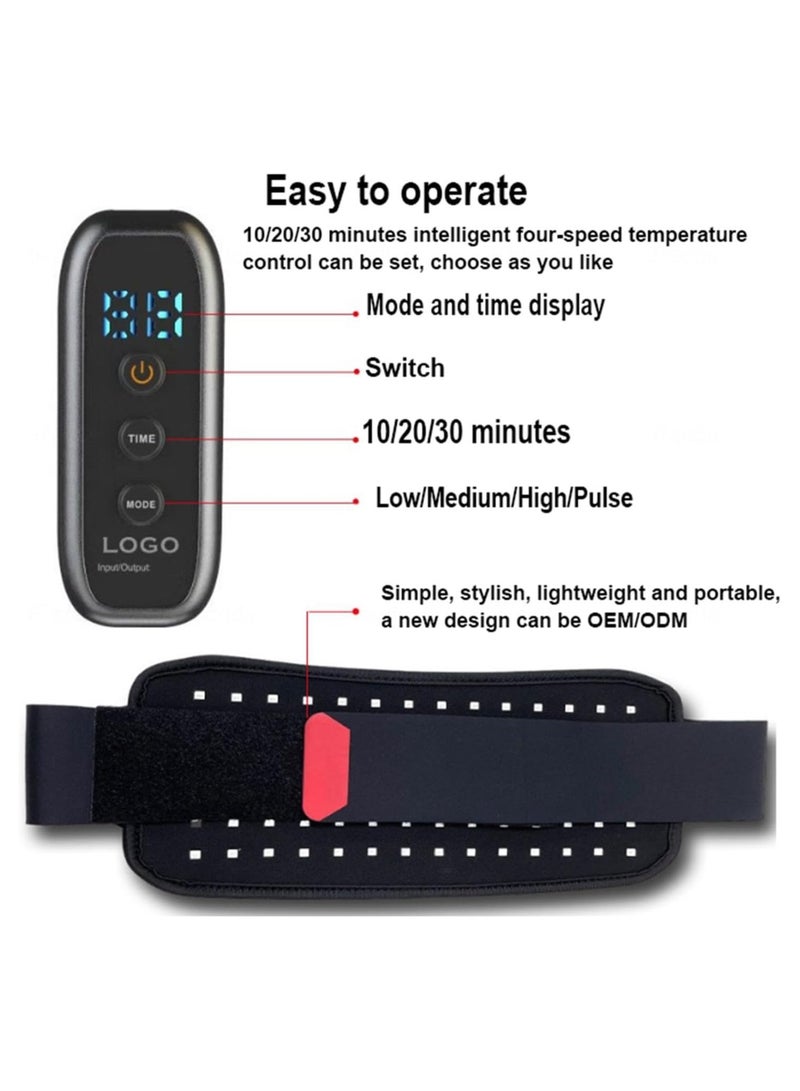 General Near Infrared Light Therapy for Back Shoulder Waist Muscle Pain Relief Improve Circulation Wearable Wrap Deep Therapy Pad  - Image 2